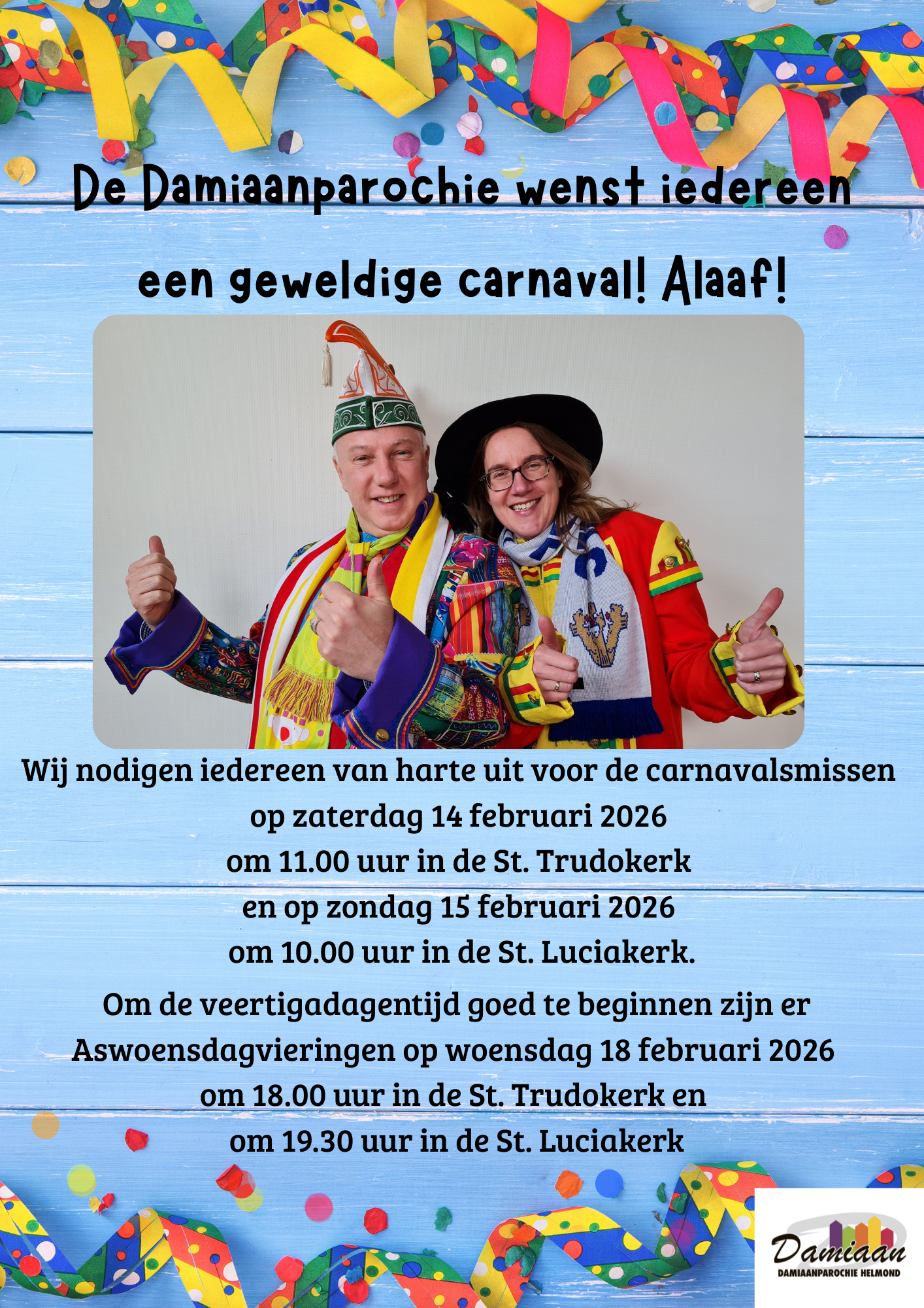 Carnaval 2026 Damiaan