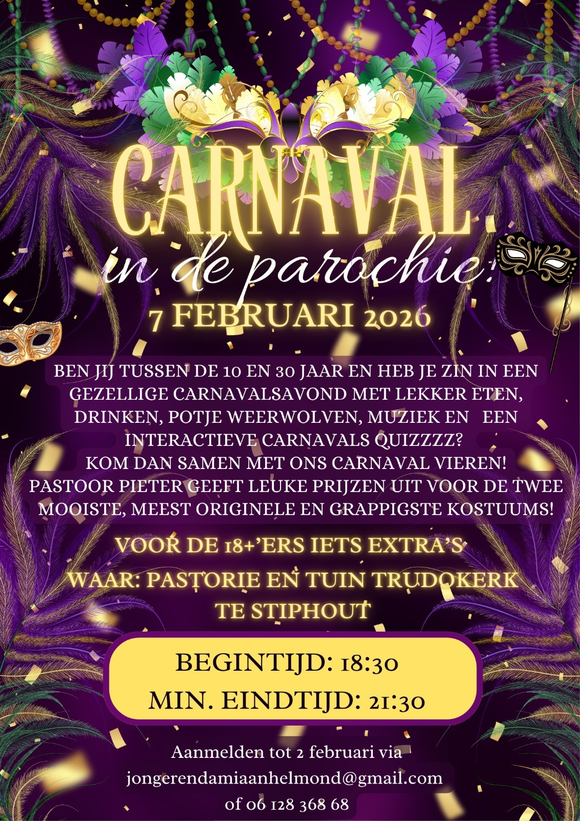 carnaval in de parochie